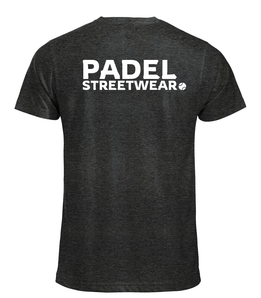 2Padel - Padel Streetwear t-shirt heren (donkergrijs)