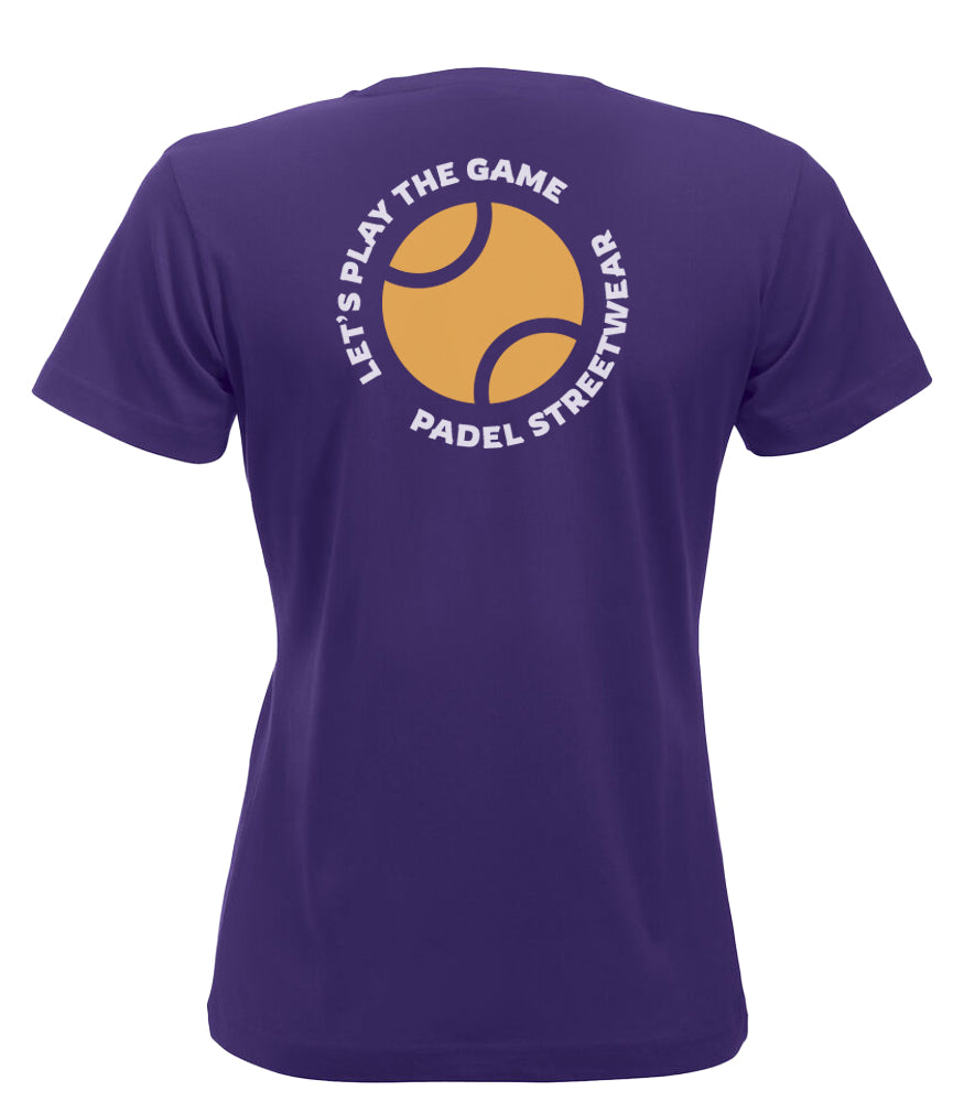 2Padel - Padel Streetwear t-shirt dames - Let's play the game