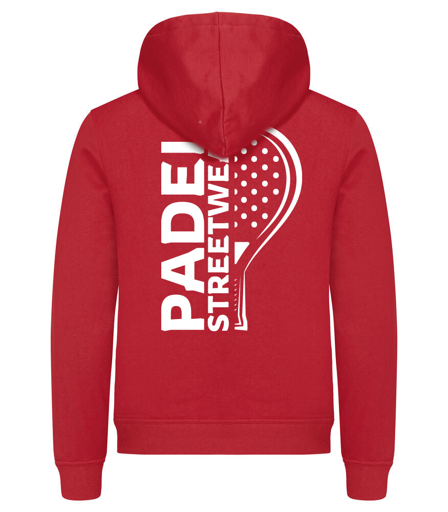 2Padel - Padel Streetwear hoodie - Basic Red