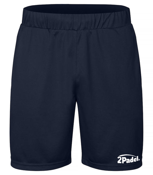 2Padel Sport - unisex padelshort blauw