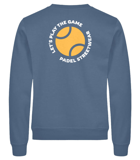 PRE ORDER! 2Padel - Padel Streetwear sweater - Let's play the game (blauw)